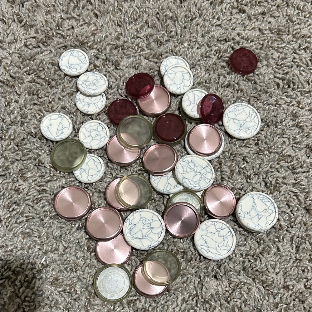 Marble and Metallic Planner Disc Set